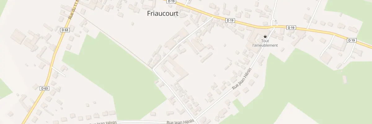Plan du 12 Rue du 1er Mai à Friaucourt