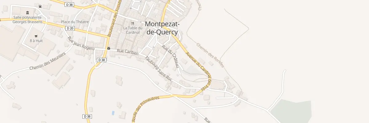 Plan du 9 Rue du Château à Montpezat-de-Quercy