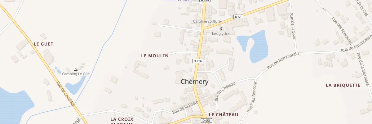 Plan du 76 Rue Nationale à Chémery
