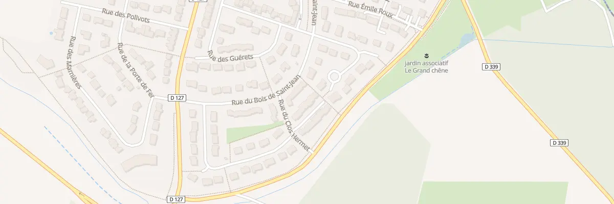 Plan du 14 Rue du Clos Hermet à Barjouville