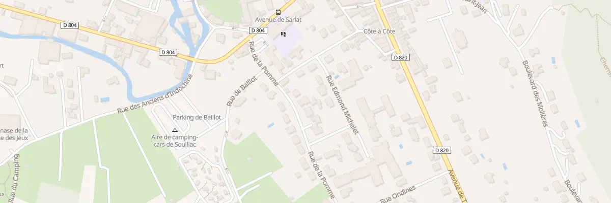 Plan du 54 Rue de la Pomme à Souillac