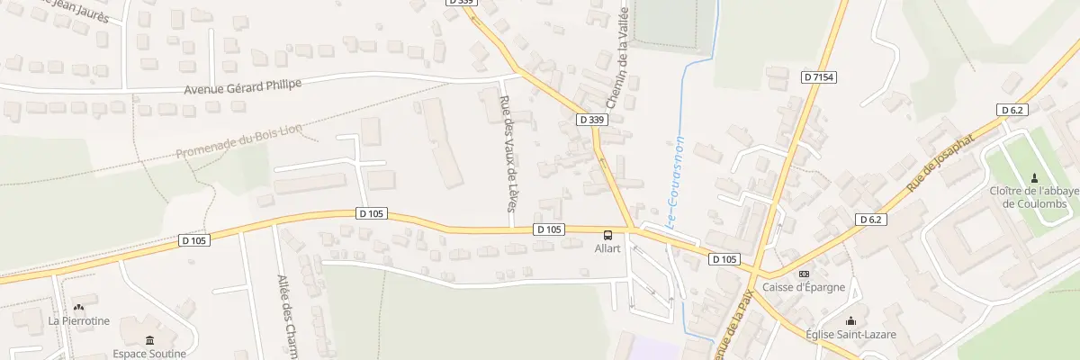 Plan du 9 Rue Hoche Allart à Lèves