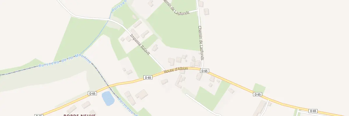 Plan du 3860 Rte d’Albias à Nègrepelisse