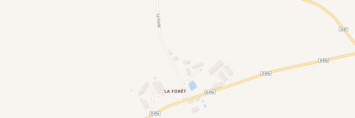 Plan du 5826 La Forêt à Villedieu-sur-Indre