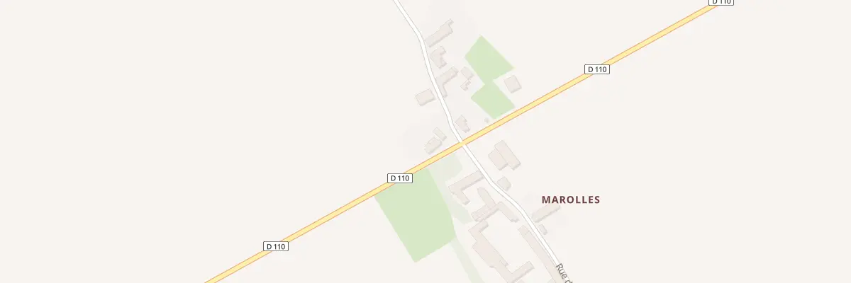 Plan du 1 Rte de Chantome à Saint-Laurent-des-Bois