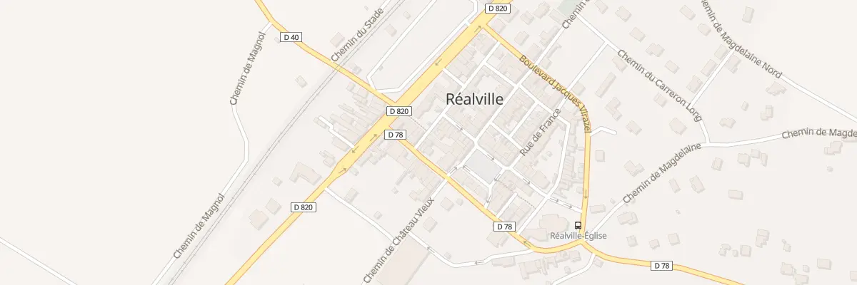 Plan du 5 Rue de la Réunion à Réalville