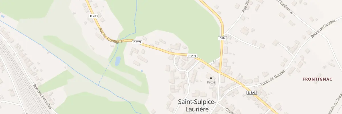 Plan du 56 Rue de Frontignac à Saint-Sulpice-Laurière