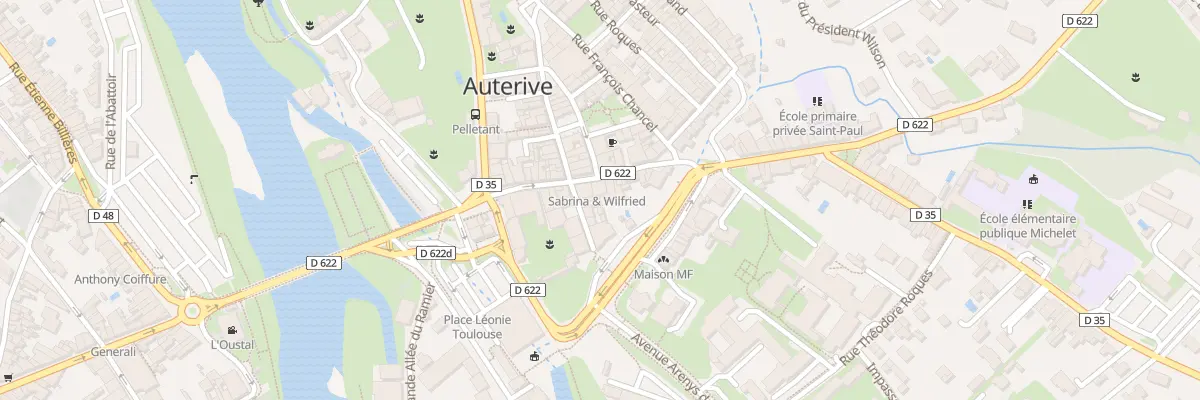 Plan du 12 Rue Anatole France à Auterive