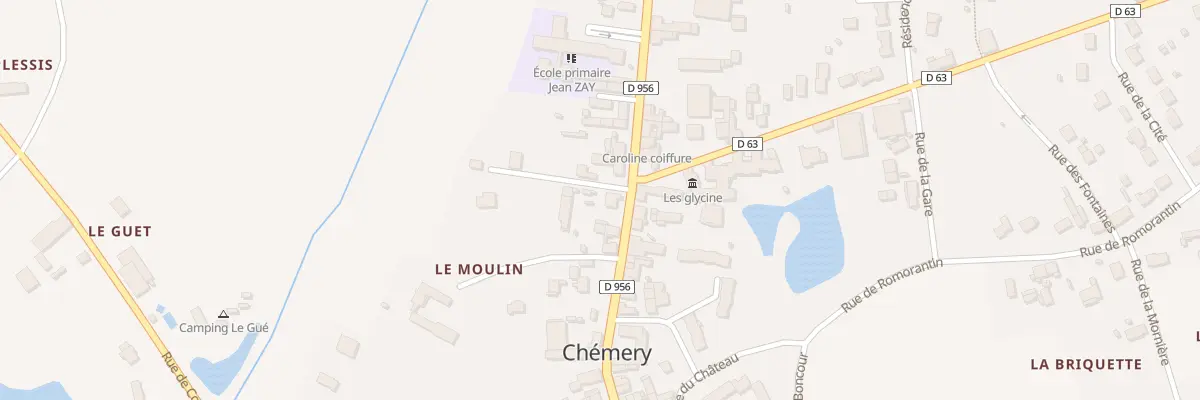 Plan du 66 Rue Nationale à Chémery