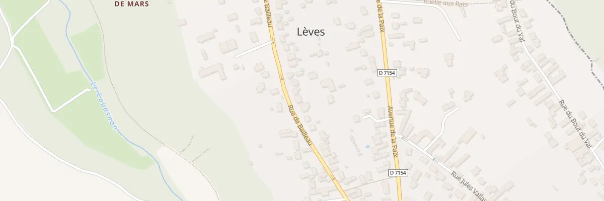 Plan du 26 Rue de Bailleau à Lèves