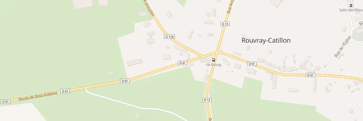 Plan du 100 Rte de Bosc Edeline à Rouvray-Catillon