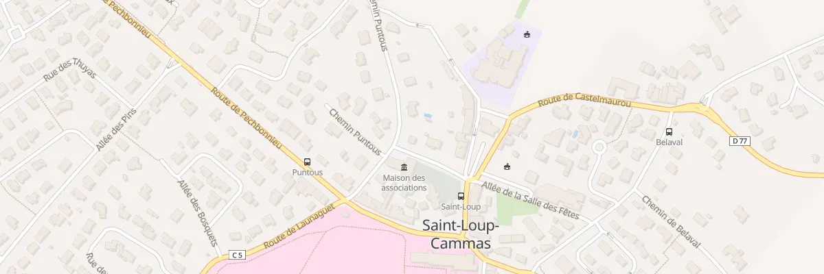 Plan du 6 Che Puntous à Saint-Loup-Cammas