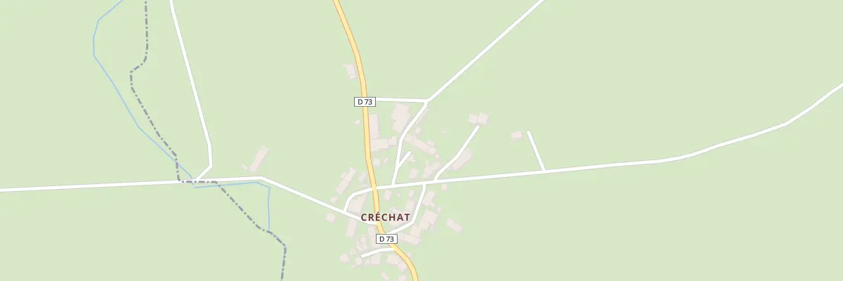Plan du 5 Crechat à Fursac
