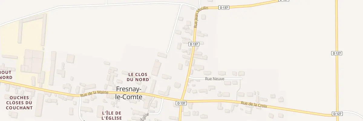 Plan du 3 Rue Jean Moulin à Fresnay-le-Comte