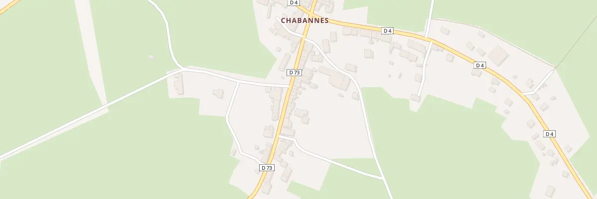 Plan du 73 Chabannes à Fursac