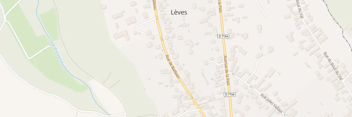 Plan du 24 Rue de Bailleau à Lèves