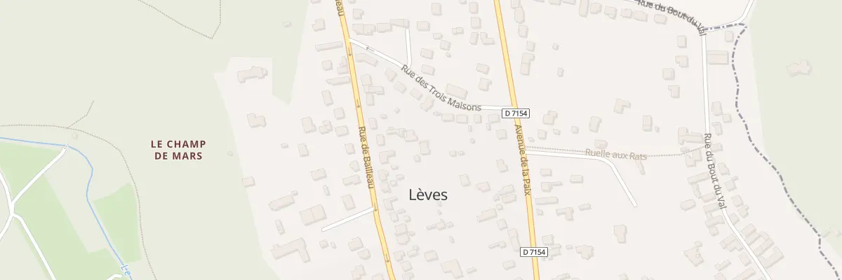 Plan du 46B Rue de Bailleau à Lèves