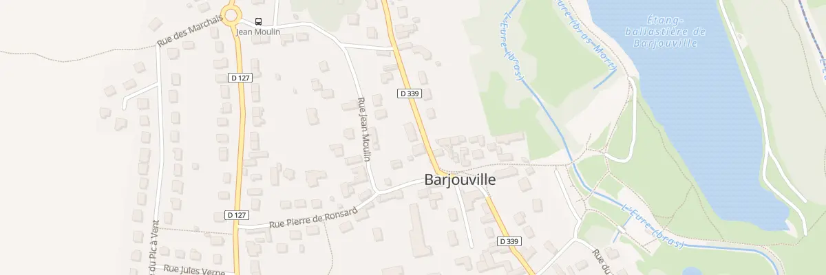 Plan du 1B Rue de Fort Mahon à Barjouville
