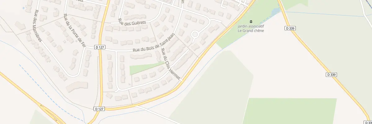 Plan du 32 Rue du Clos Hermet à Barjouville
