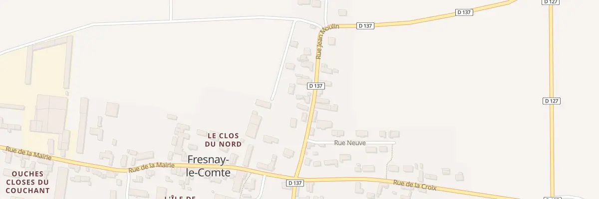 Plan du 5 Rue Jean Moulin à Fresnay-le-Comte