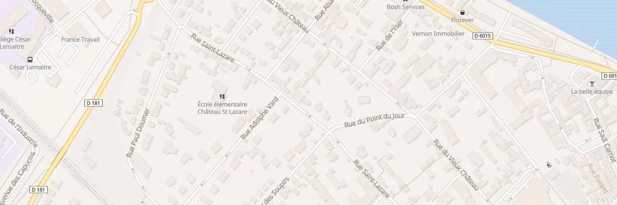 Plan du 22 Rue Saint Lazare à Vernon