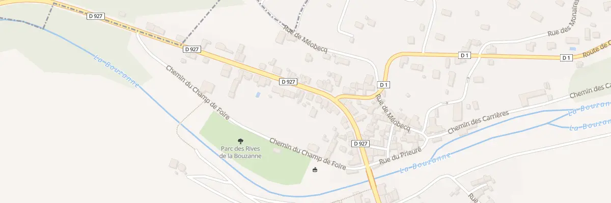 Plan du 20 Rue Nationale au Pont-Chrétien-Chabenet