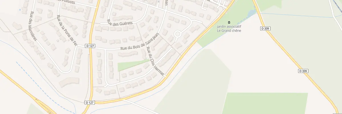 Plan du 28 Rue du Clos Hermet à Barjouville