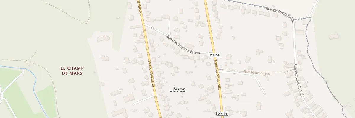Plan du 50 Rue de Bailleau à Lèves