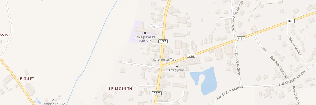 Plan du 50 Rue Nationale à Chémery