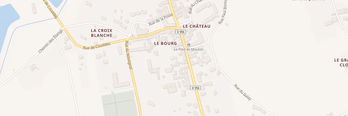 Plan du 98 Rue Nationale à Chémery