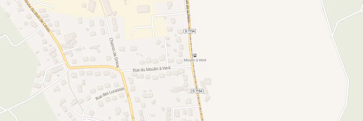 Plan du 2 Rue du Moulin à Vent à Lèves