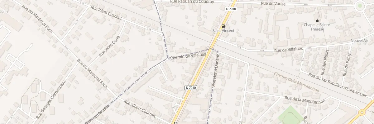 Plan du 5 Rue Jean Moulin à Luisant