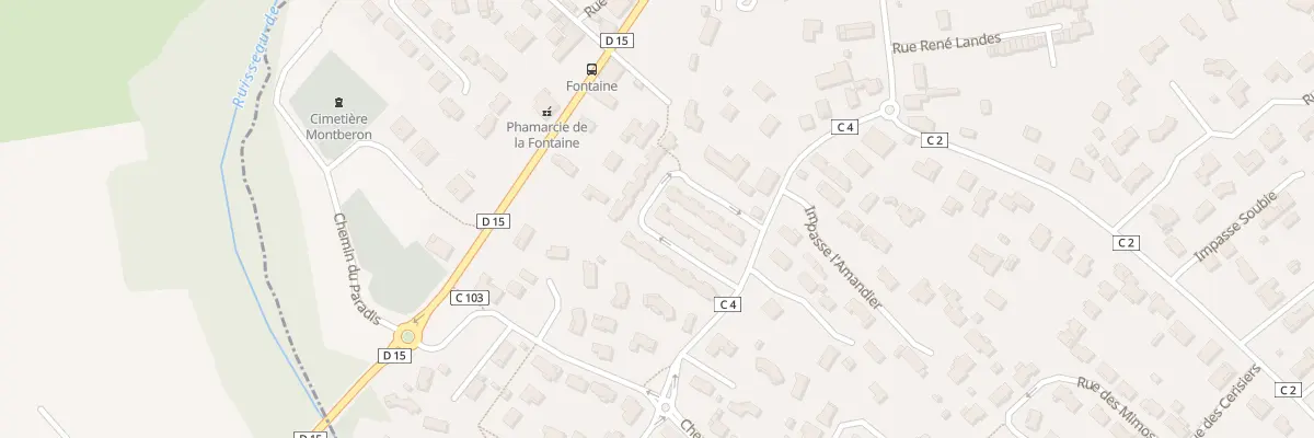 Plan du 15 Rue Léo Ferré à Montberon