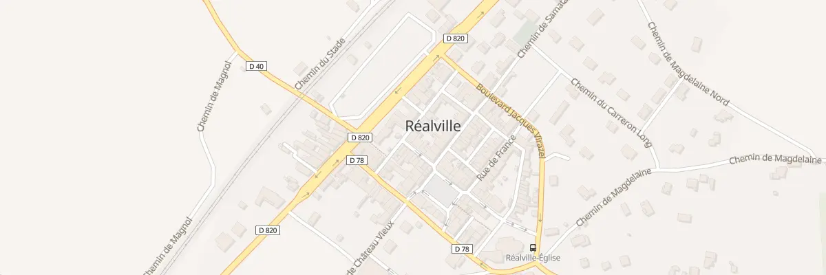 Plan du 8 Rue Gabriel Goulinat à Réalville