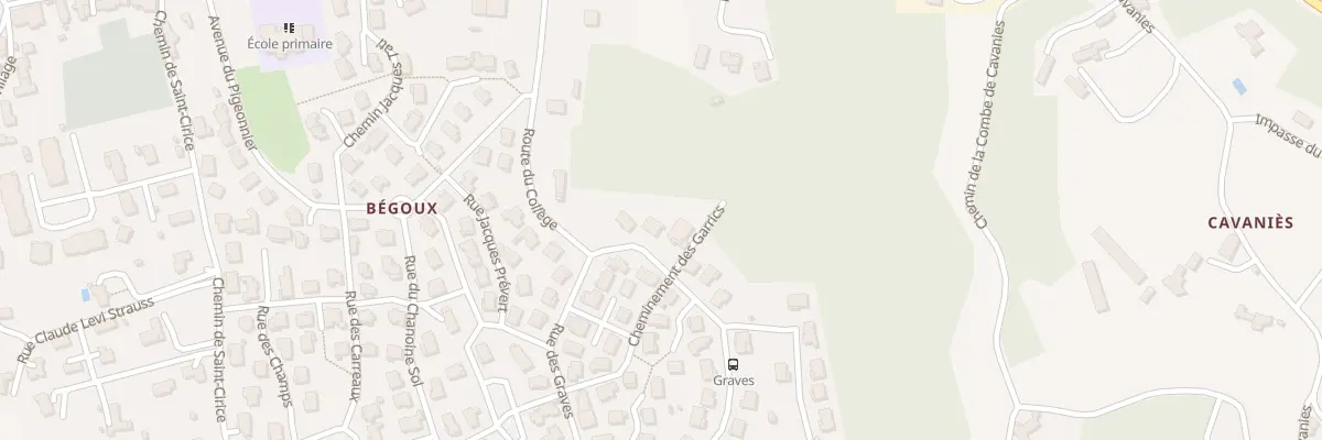 Plan du 458 Rue des Graves à Cahors
