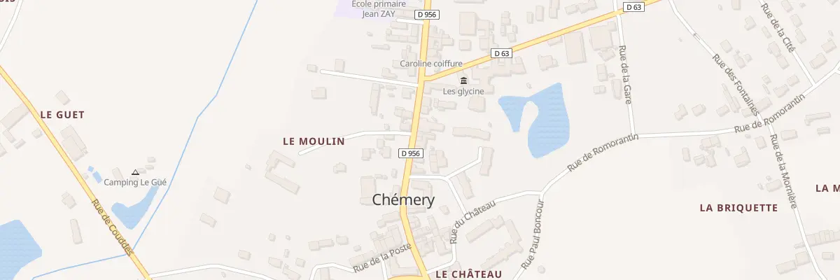 Plan du 49 Rue Nationale à Chémery