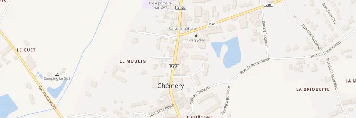 Plan du 47B Rue Nationale à Chémery