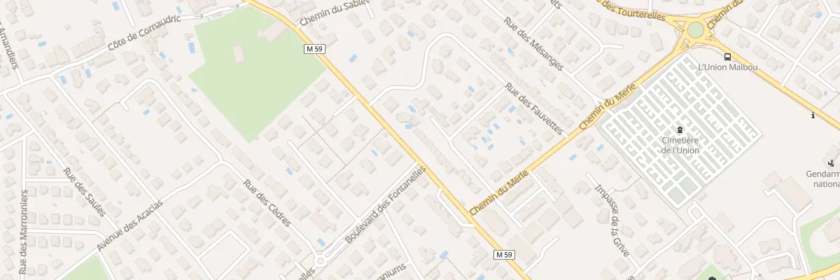 Plan du 21 Rue des Rossignols à L’Union