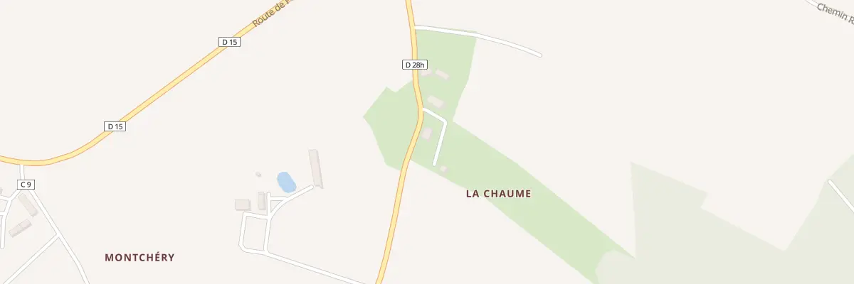 Plan du 5035 La Chaume à Frédille