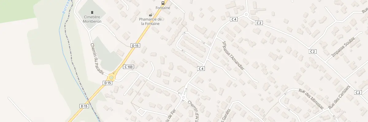 Plan du 10 Rue Léo Ferré à Montberon