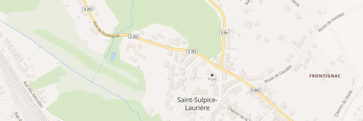 Plan du 9 Che de Frontignac à Saint-Sulpice-Laurière