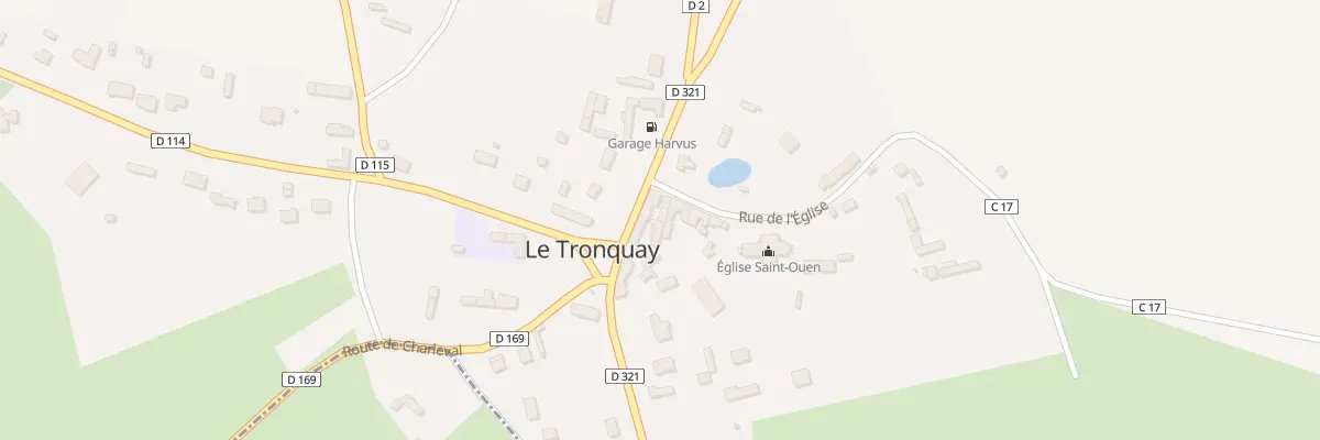 Plan du 7 Le Tronquay au Tronquay