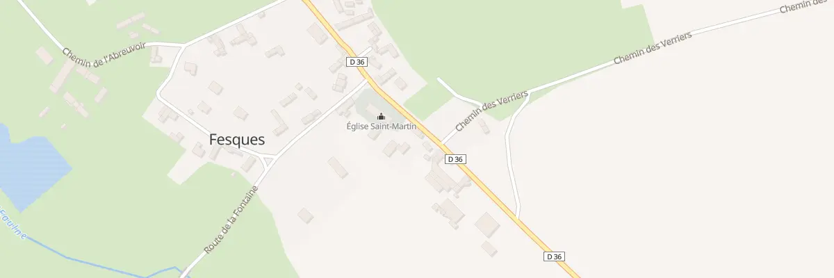 Plan du 5046 Le Village à Fesques