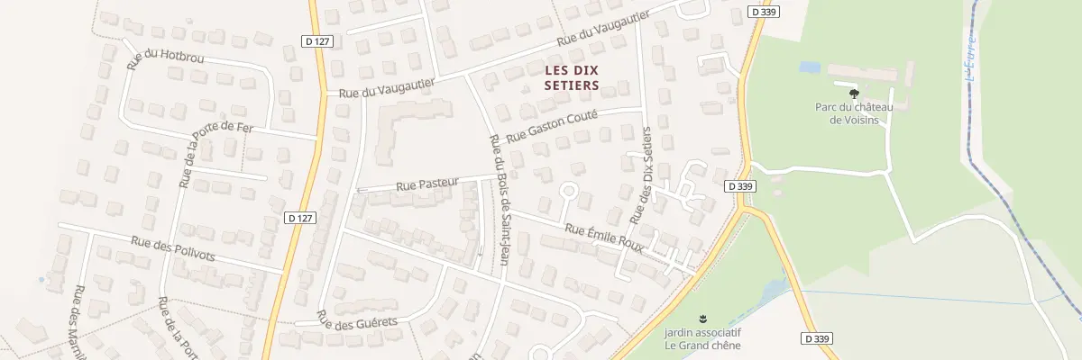Plan du 12 Rue Emile Roux à Barjouville