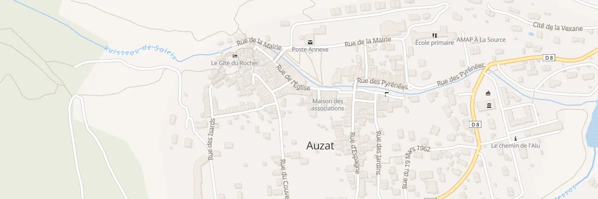 Plan du 21 Rue de l’Eglise à Auzat