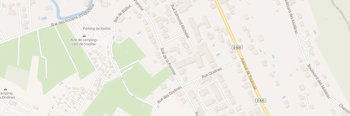 Plan du 42 Rue de la Pomme à Souillac
