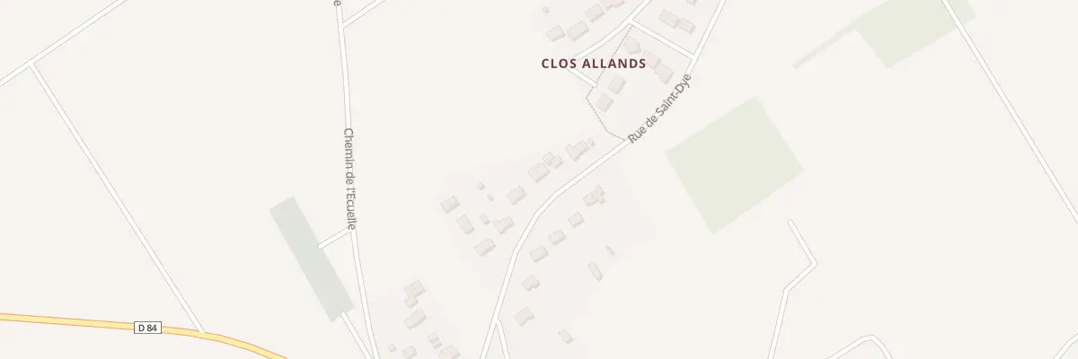 Plan du 14 Rue de St Dye à Maslives