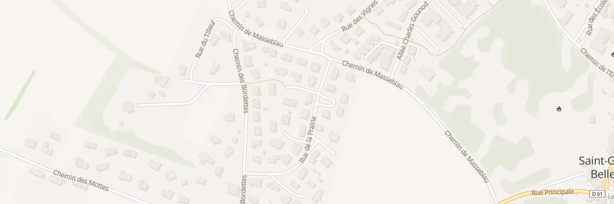Plan du 13 Rue de la Prairie à Saint-Geniès-Bellevue