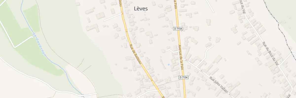Plan du 22 Rue de Bailleau à Lèves