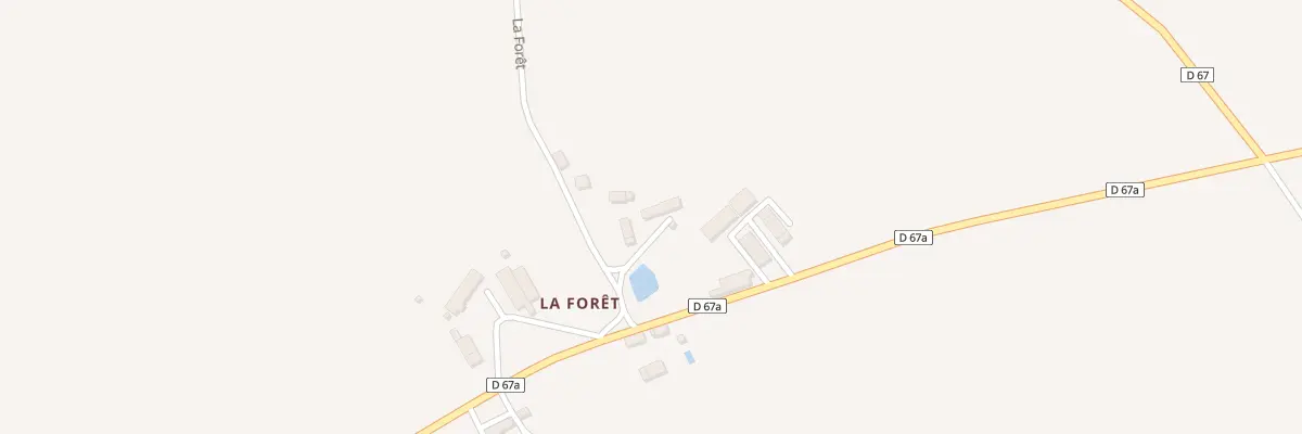 Plan du 5825 La Forêt à Villedieu-sur-Indre